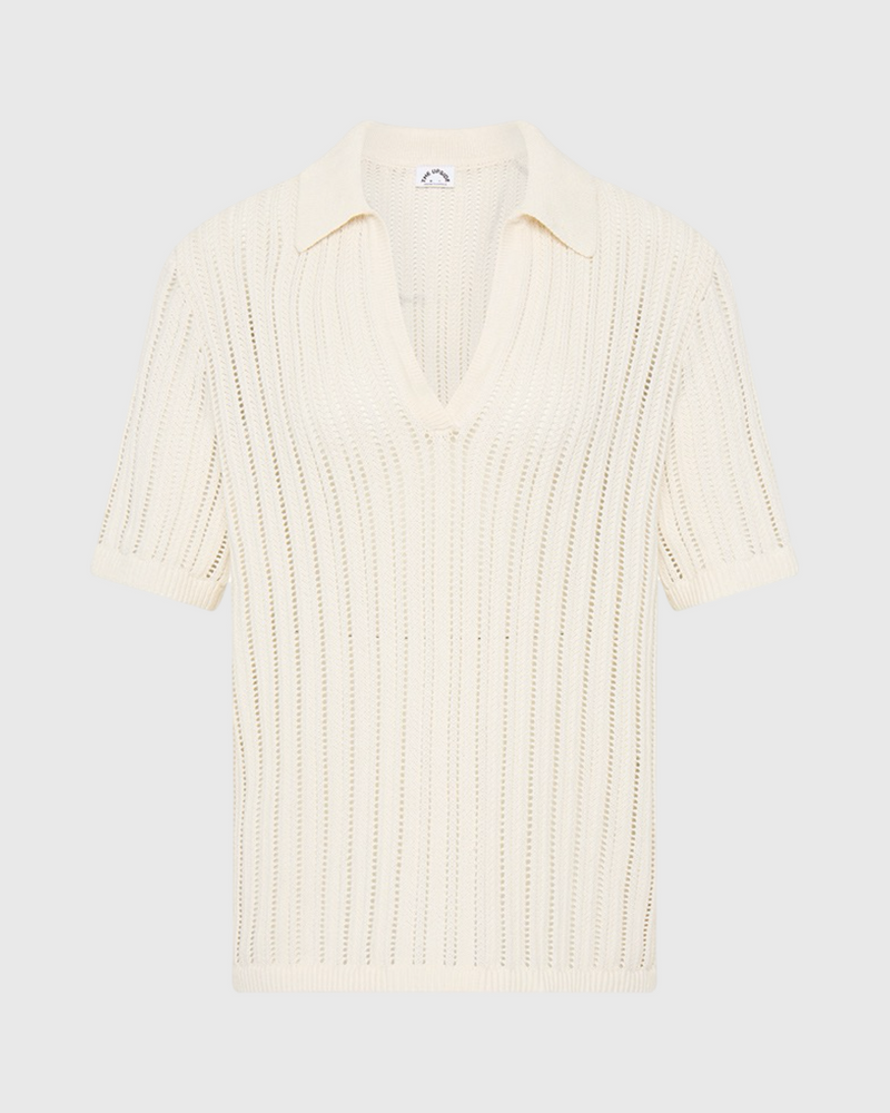 Kitt Knit Polo Creme