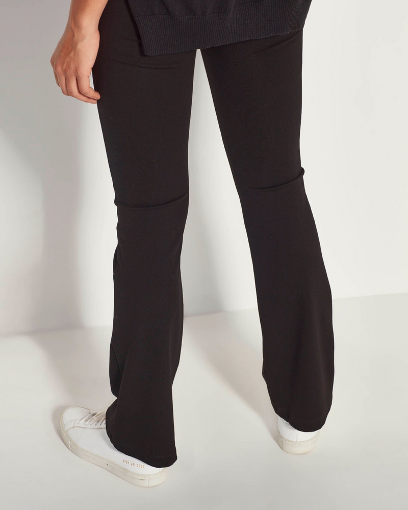 Flare Legging (Ponti) Black