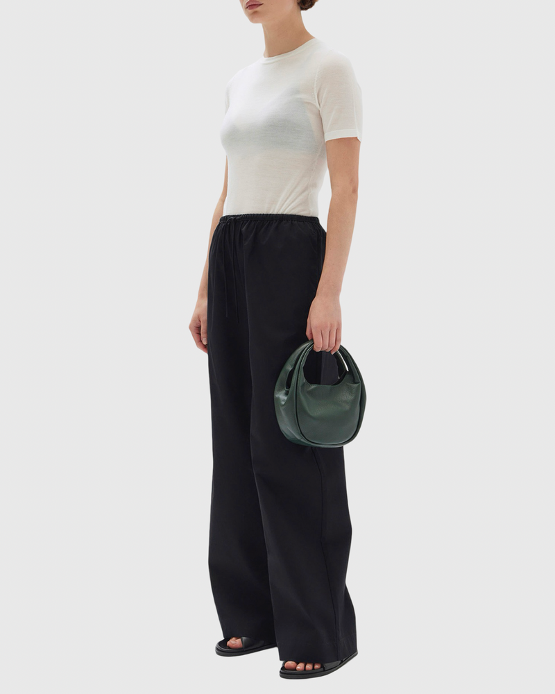 Philipa Poplin Pant Black