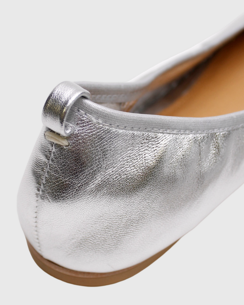 Ballet Flat Silver