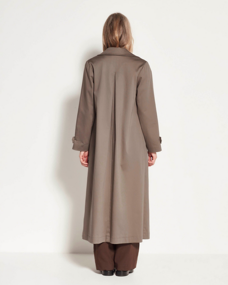 Cleo Trench (Cotton Coating) Mushroom