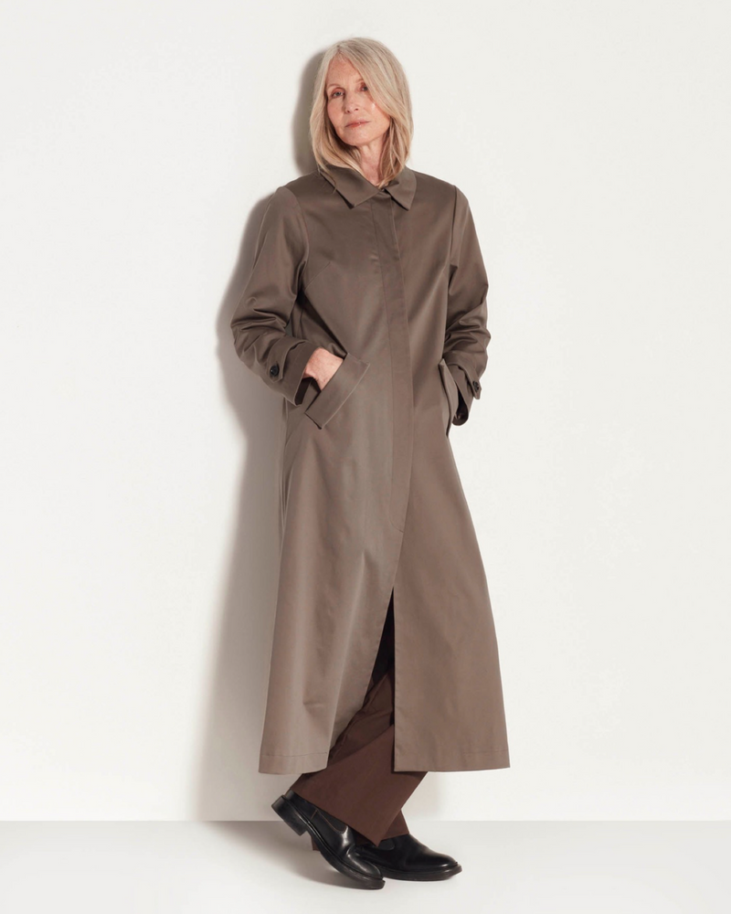 Cleo Trench (Cotton Coating) Mushroom