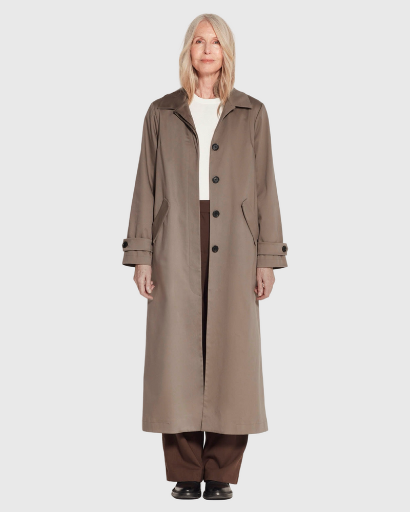 Cleo Trench (Cotton Coating) Mushroom