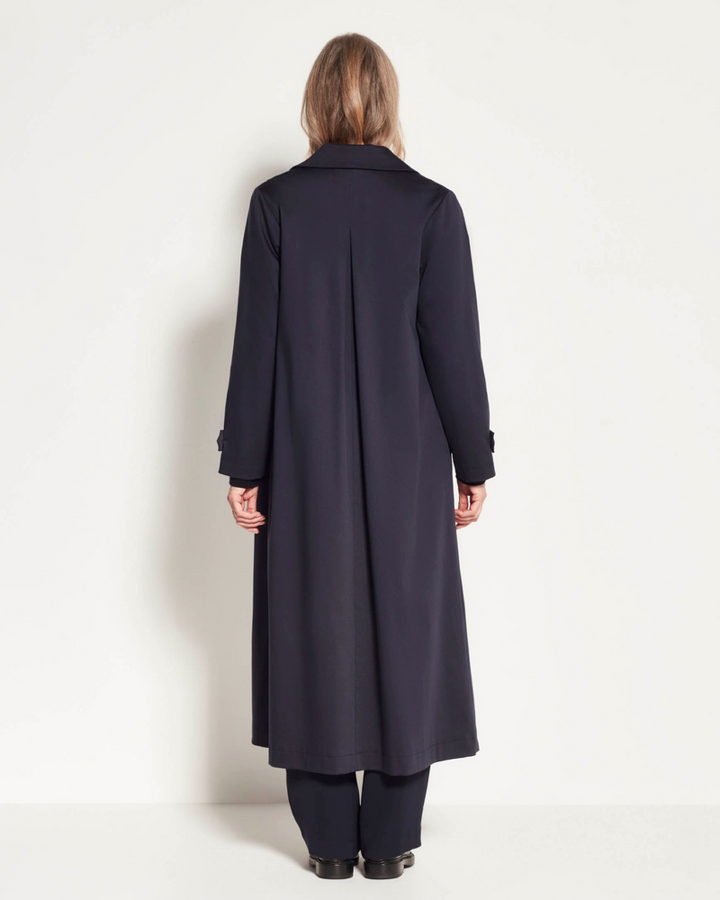 Cleo Trench (Cotton Coating) Navy